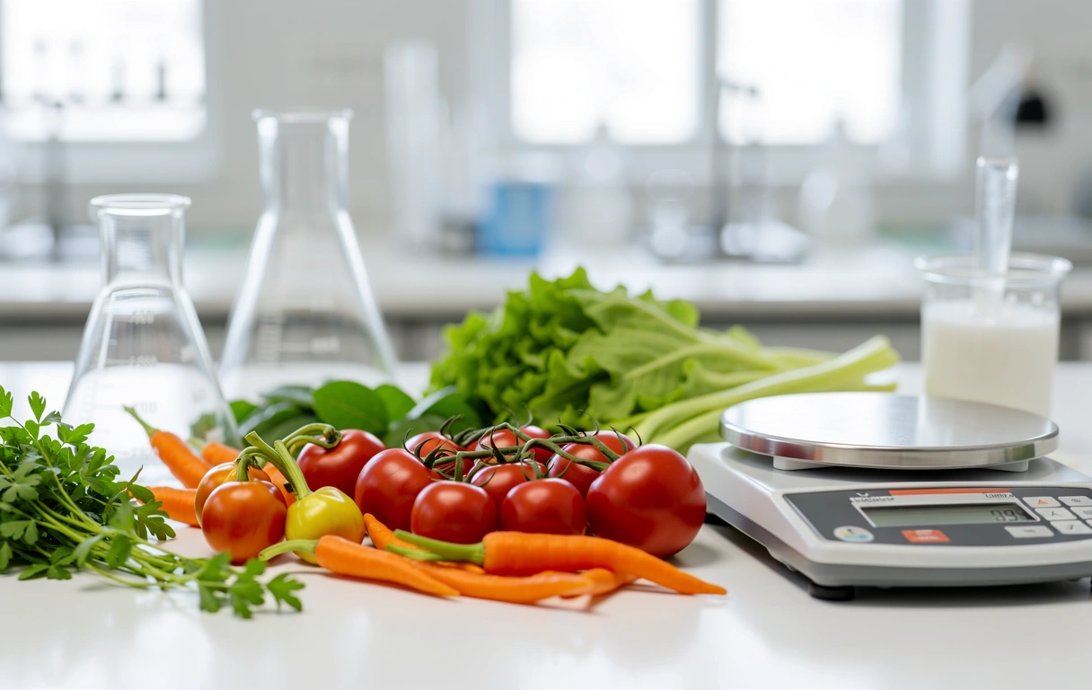 Wissenschaftliche Analyse von Nährstoffen